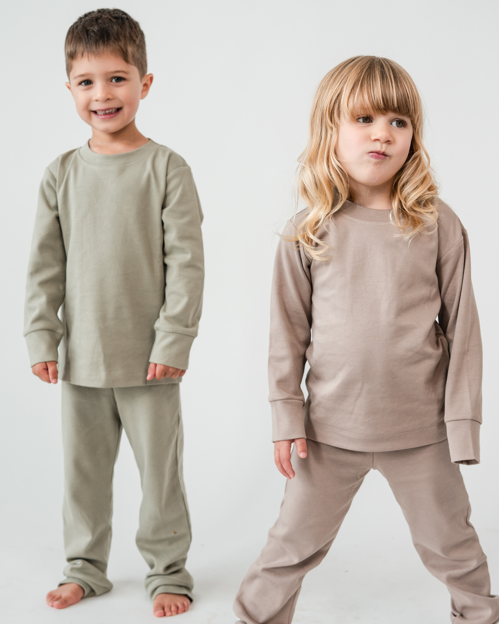 Long Sleeve PJ Set - Sage