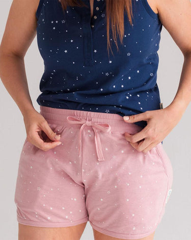 Womens Pyjama Shorts | Dusk Stars - Merino & Me