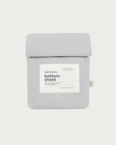 Cotton Bassinet Fitted Sheet - Sky