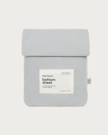 Cotton Cot Fitted Sheet - Sky