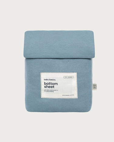 Cotton Cot Fitted Sheet - River