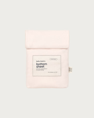 Cotton Moses Basket Fitted Sheet - Petal
