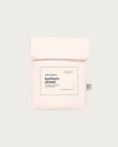 Cotton Oval Bassinet Fitted Sheet - Petal