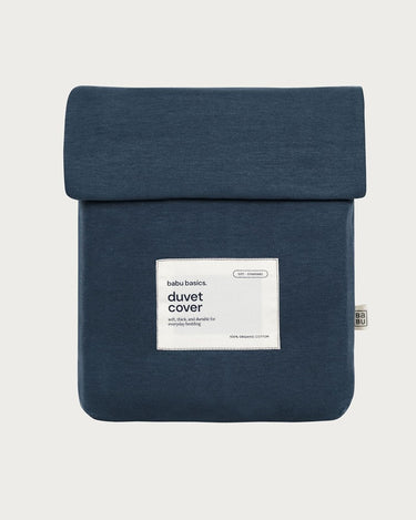 Cotton Cot Duvet Cover - Denim