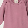 Babu Merino Long Sleeve Bodysuit - Blossom - view 2