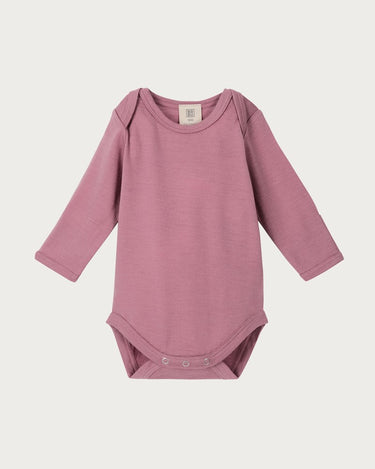 Babu Merino Long Sleeve Bodysuit - Blossom