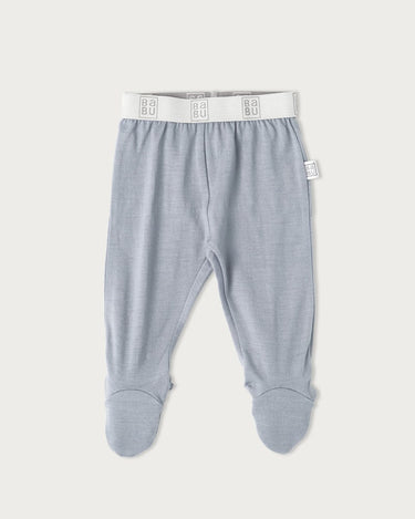 Merino Footed Leggings - Periwinkle