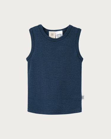 Merino Singlet | Denim