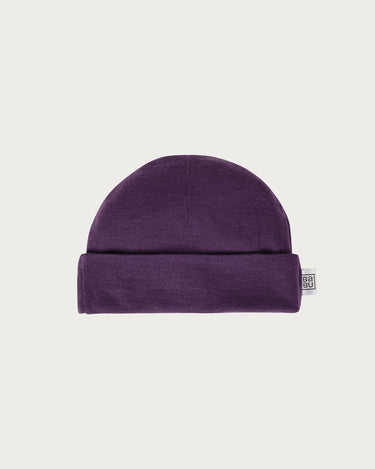 Merino Beanie - Plum