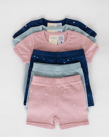 Summer Pyjama Set | Dusk Stars - Merino & Me