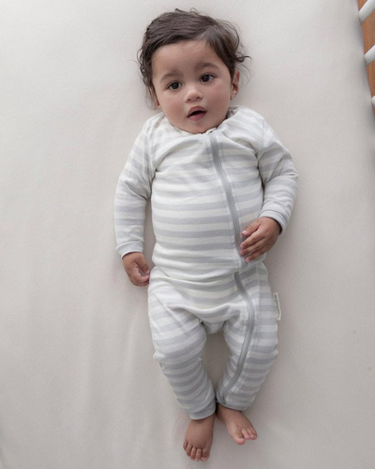 PJ Suit | Pebble Stripe - Merino & Me