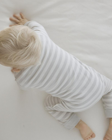 PJ Suit | Pebble Stripe - Merino & Me
