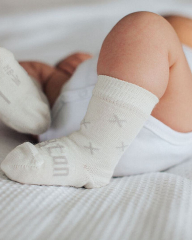 Baby & Kids Crew Socks | Fox - Merino & Me