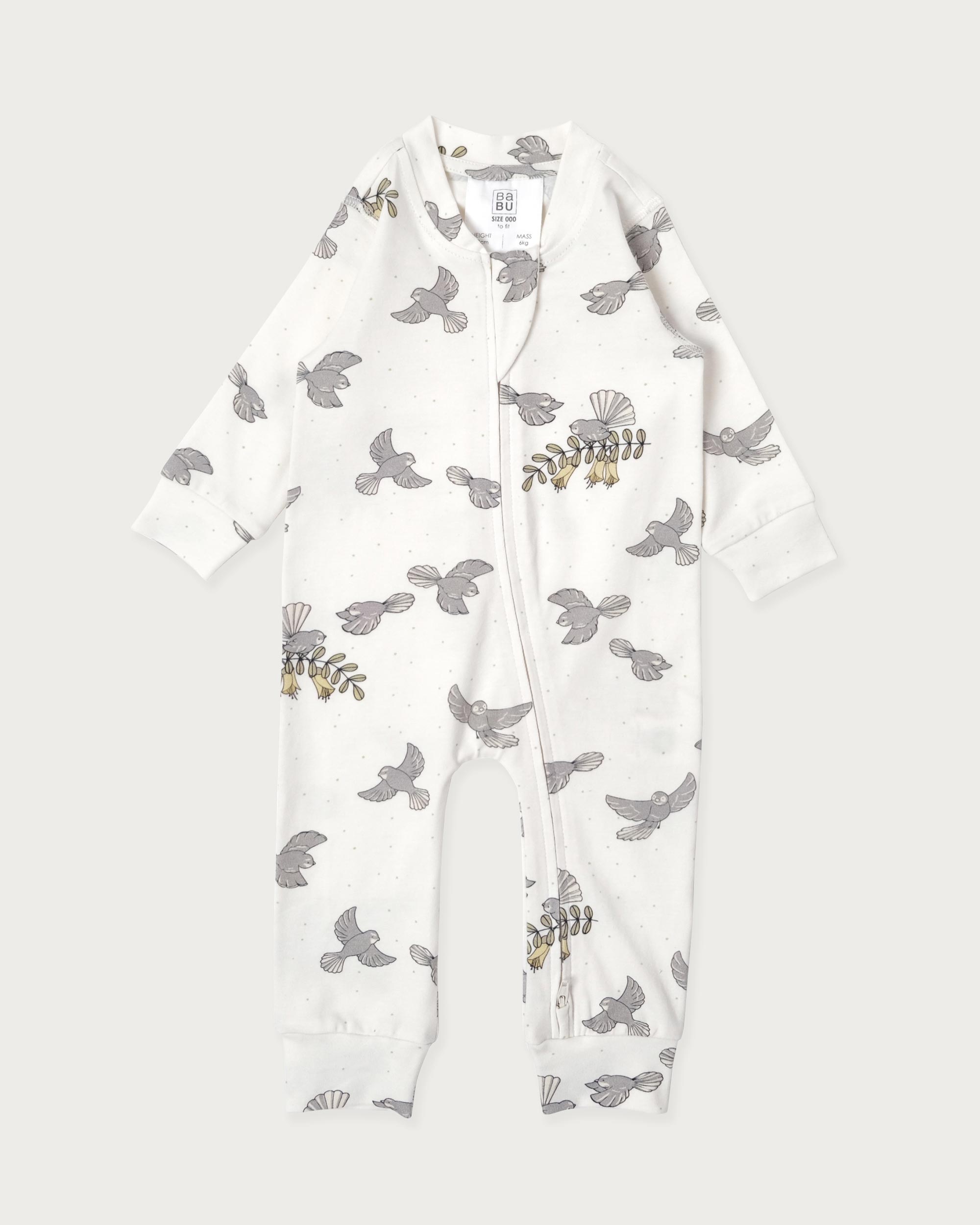 Organic Cotton Onesie - Pīwakawaka