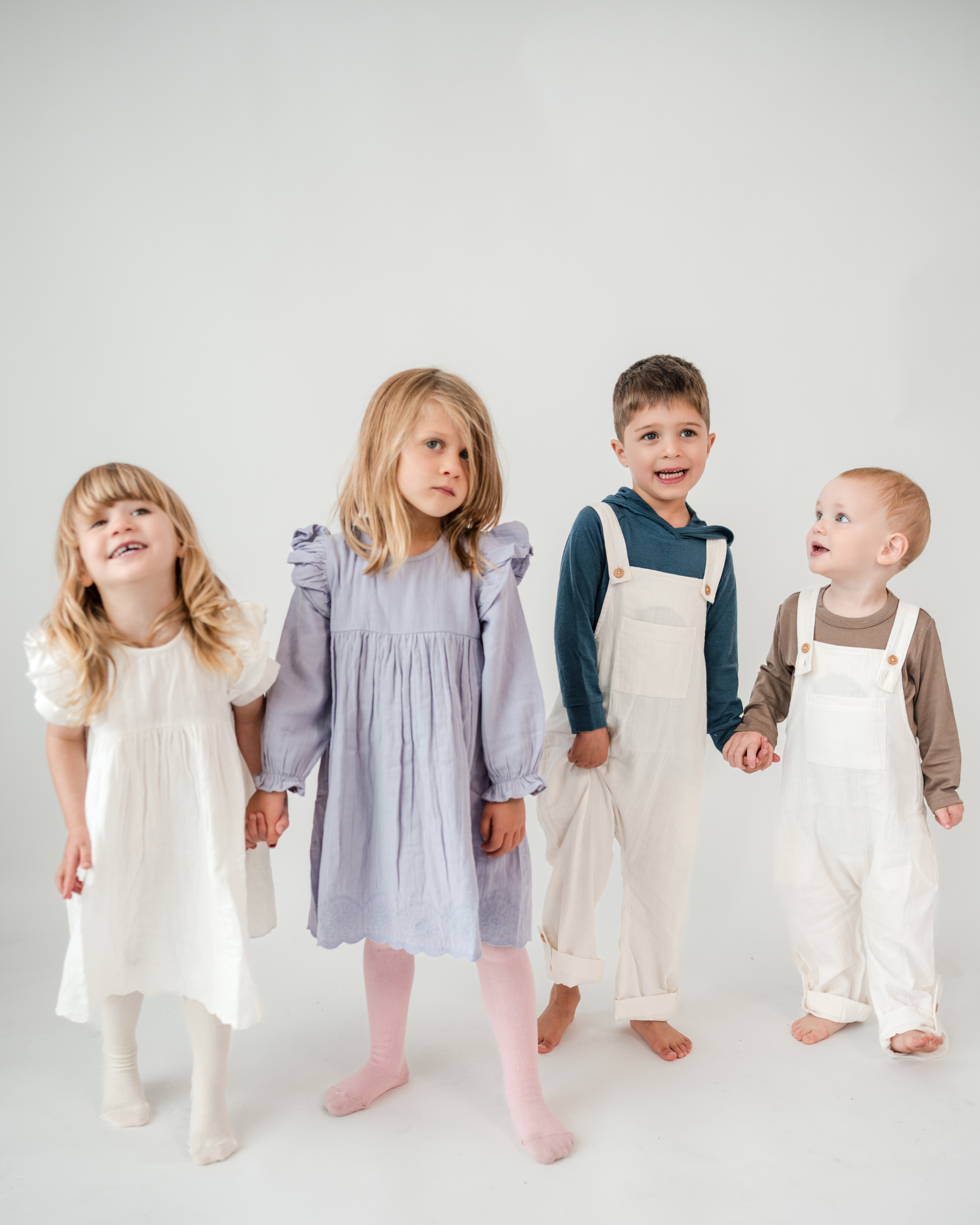 Muslin Charlotte Dress Short Sleeve - Vanilla