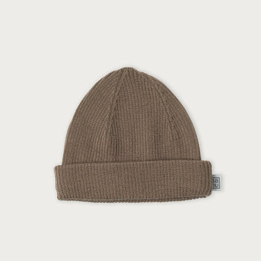 Merino Rib Hat - Walnut