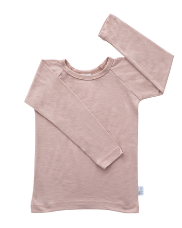 Long Sleeve Top | Blush - Merino & Me
