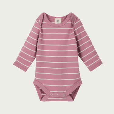 Merino Bodysuit | Blossom Stripe