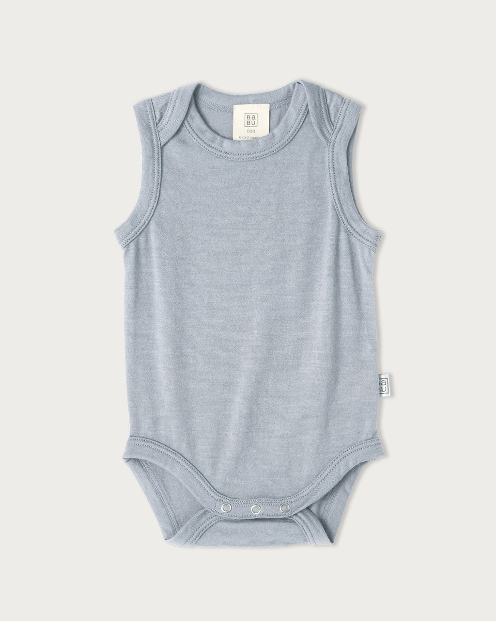 Merino Singlet Bodysuit - Periwinkle