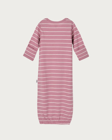 Merino Bundler Nightgown - Blossom Stripe