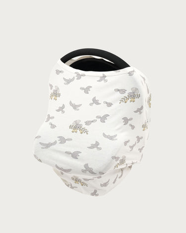 Babu Organic Cotton Capsule Cover - Piwakawaka