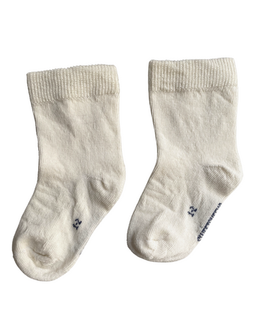 Crew Merino Socks | Vanilla - Merino & Me