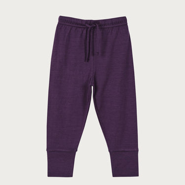 Merino Cuffed Pants | Plum