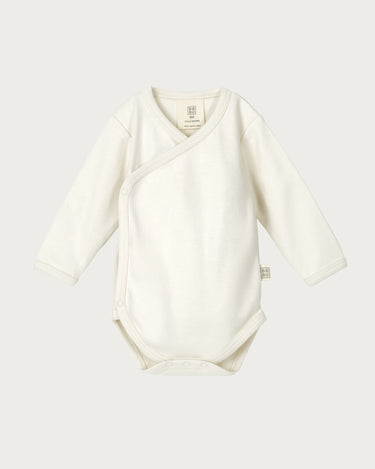 Babu Cotton Kimono Bodysuit - Cream