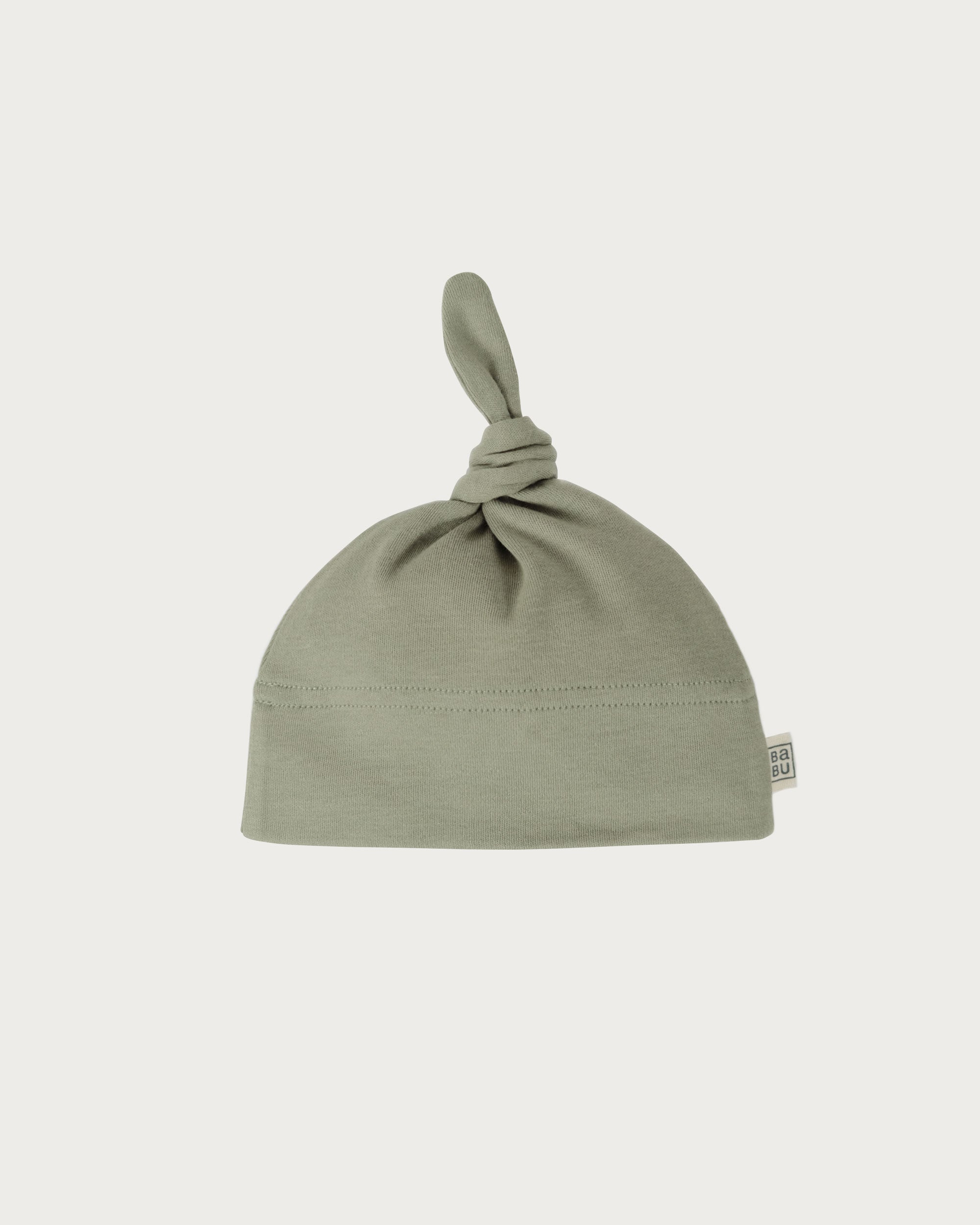 Knotted Beanie - Sage