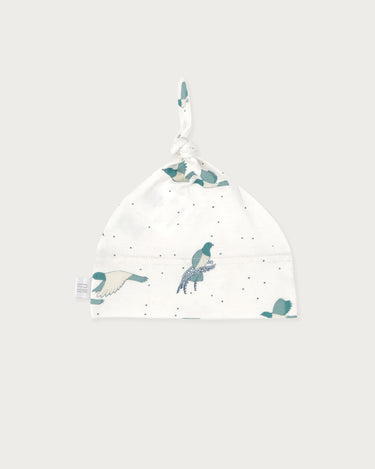 Babu Cotton Knotted Beanie - Kereru