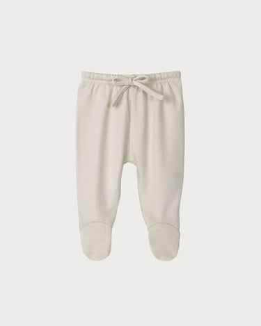 Cotton Footed Leggings - Oat