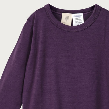 Merino Long Sleeve Tee | Plum