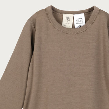 Merino Long Sleeve Tee | Walnut