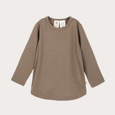 Merino Long Sleeve Tee | Walnut