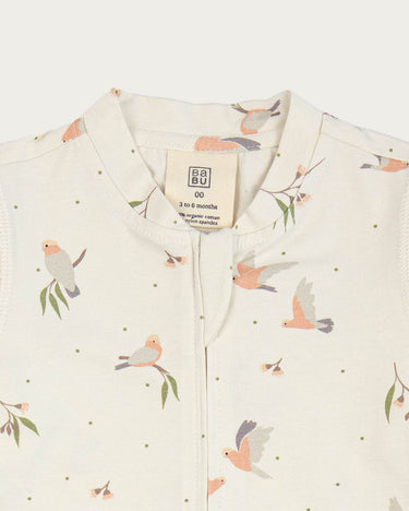 Cotton Long Sleeve Onesie - Galah