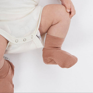 Merino Booties | Rose