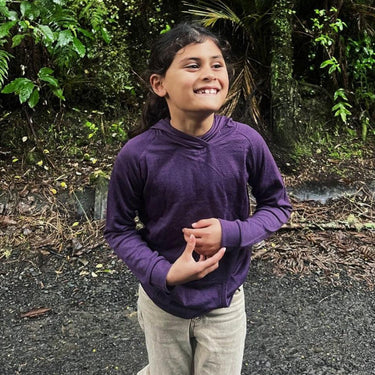 Merino Hoodie | Plum