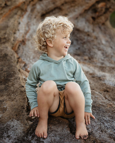 Babu Merino Hoodie - Sage - view 5