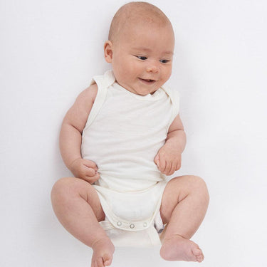 Merino Singlet Bodysuit | Cream