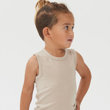 Merino Singlet | Mushroom