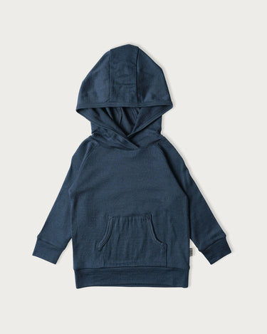 Babu Merino Hoodie - Denim