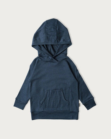 Babu Merino Hoodie - Denim