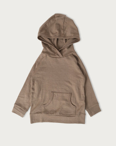 Babu Merino Hoodie - Walnut