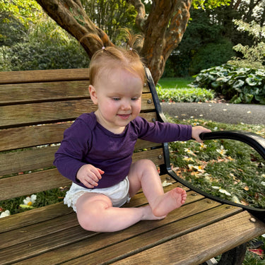 Merino Bodysuit | Plum