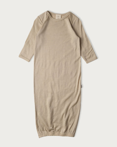 Babu Merino Bundler Nightgown - Mushroom