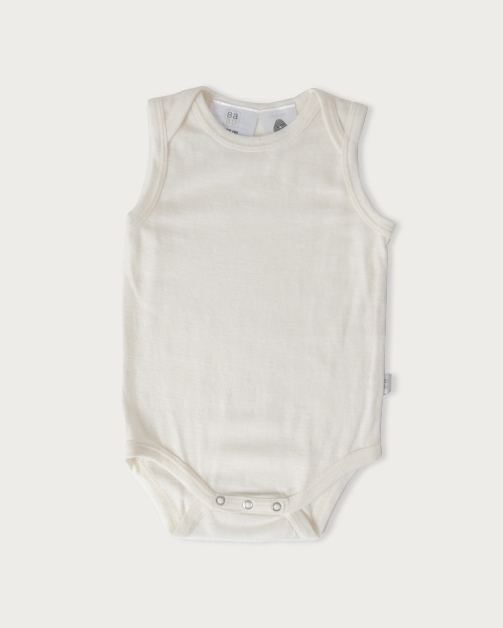 Merino Singlet Bodysuit - Cream