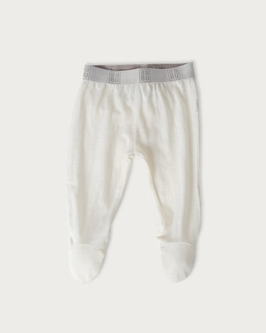 Merino Footed Leggings - Cream