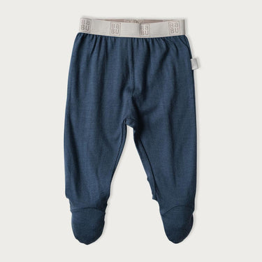 Merino Footed Leggings | Denim