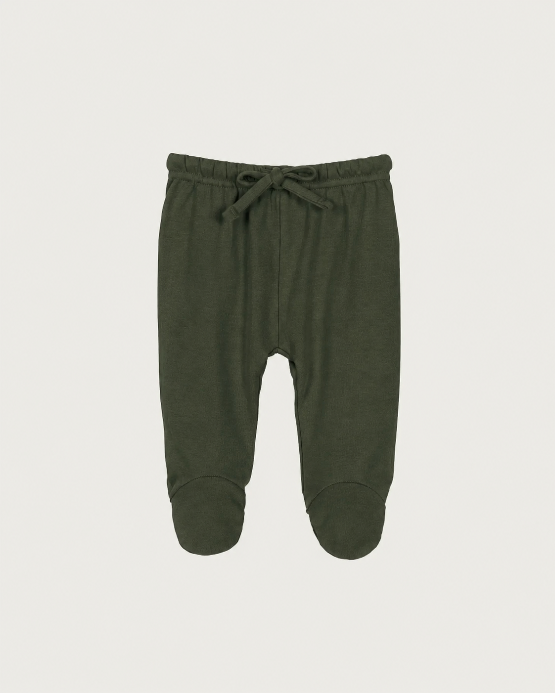 Footed Leggings - Moss