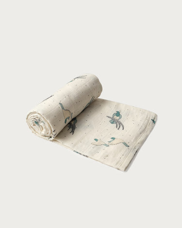 Babu Muslin Swaddle Wrap - Kereru